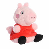 Peppa Pig Palm Pals plush from Aurora, featuring all of Peppa’s iconic features in a small, durable form